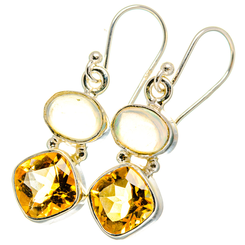 Citrine Earrings handcrafted by Ana Silver Co - EARR421361