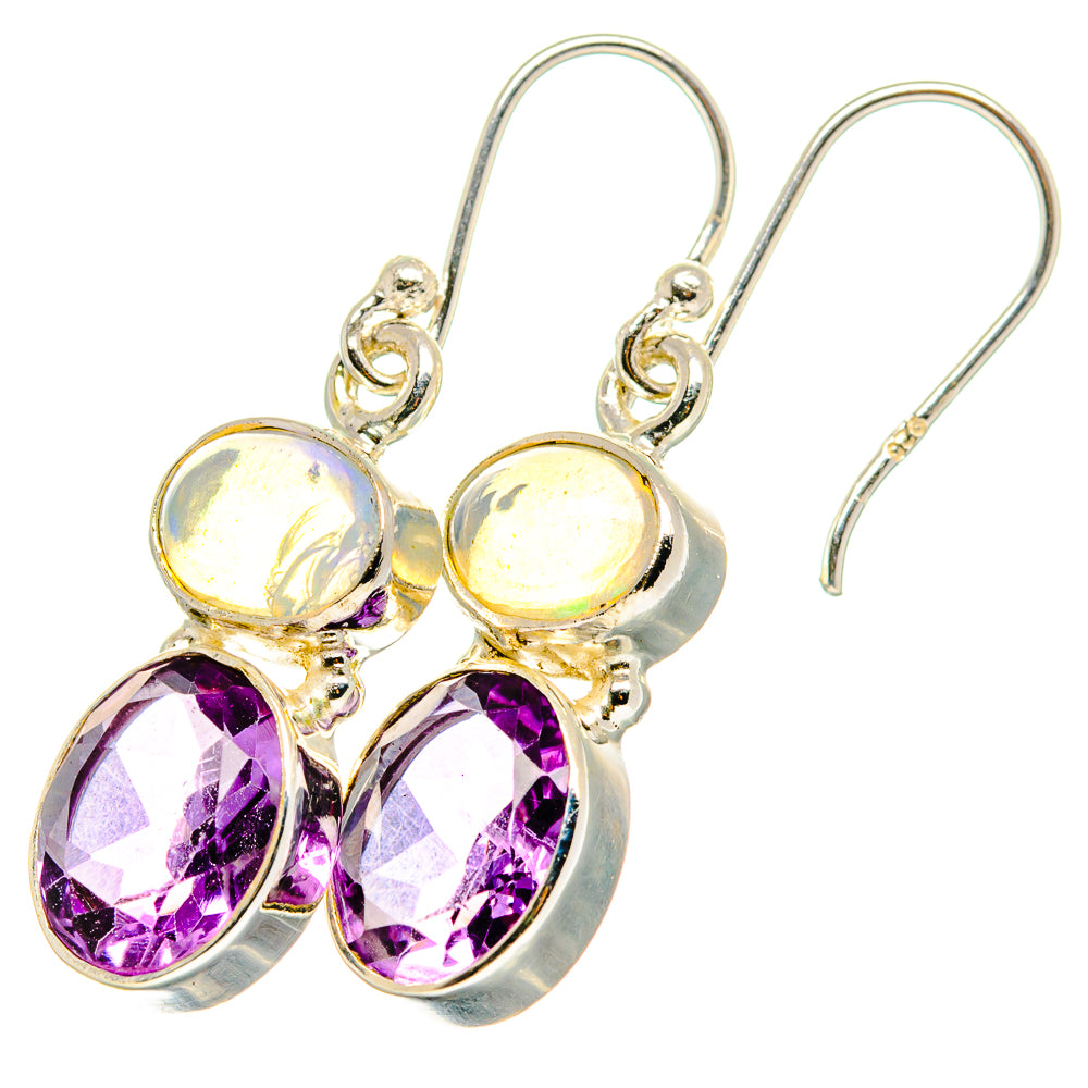Amethyst Earrings handcrafted by Ana Silver Co - EARR421367