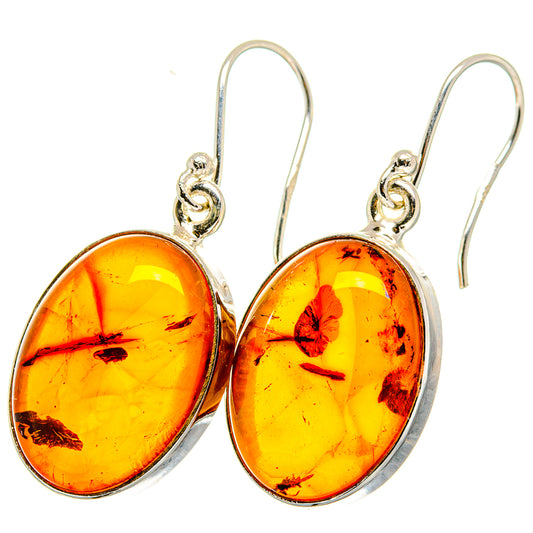 Baltic Amber Earrings handcrafted by Ana Silver Co - EARR421372
