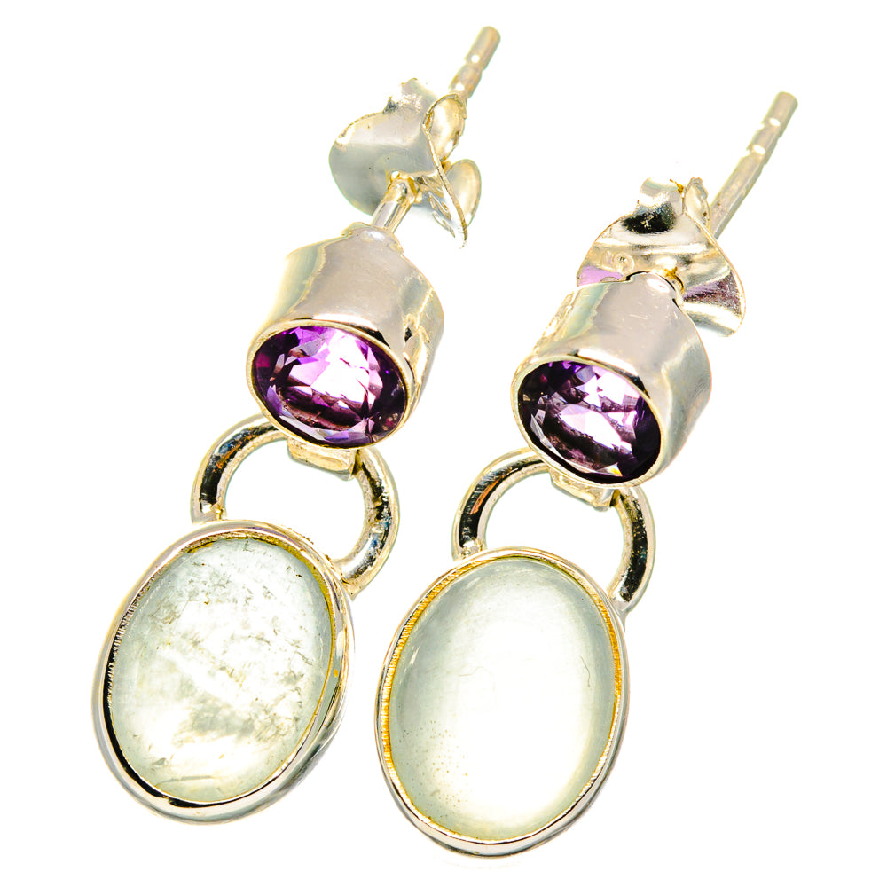 Aquamarine Earrings handcrafted by Ana Silver Co - EARR421380