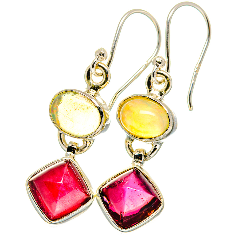 Garnet Earrings handcrafted by Ana Silver Co - EARR421381