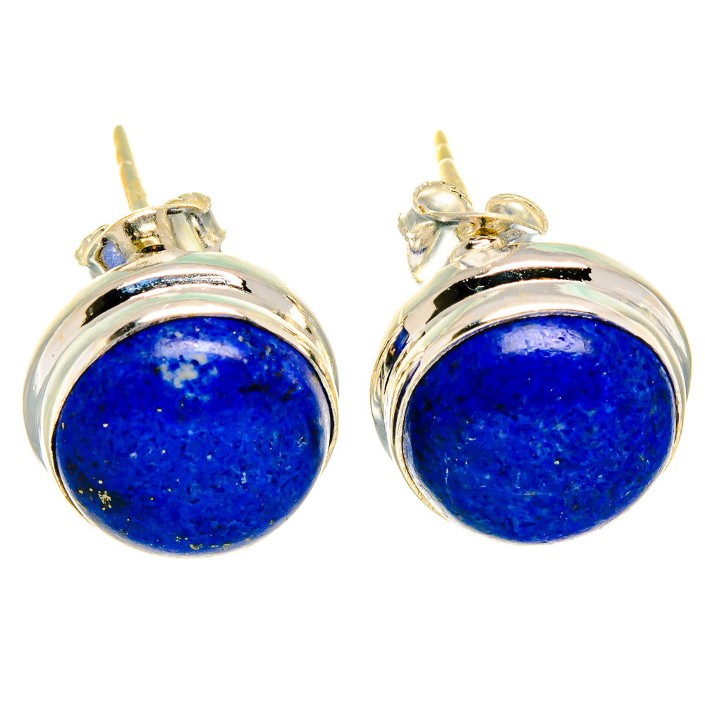 Lapis Lazuli Earrings handcrafted by Ana Silver Co - EARR421382
