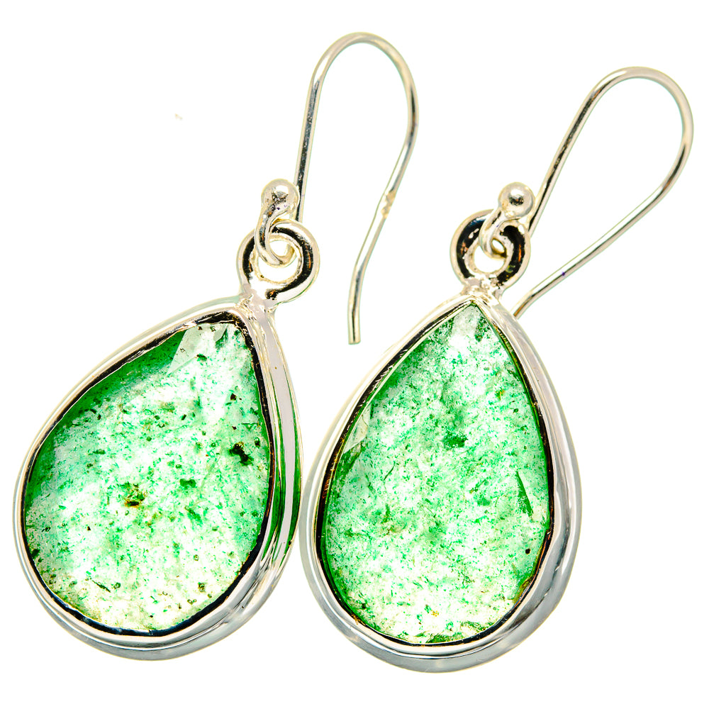 Green Aventurine Earrings handcrafted by Ana Silver Co - EARR421385