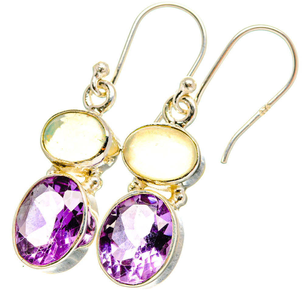 Amethyst Earrings handcrafted by Ana Silver Co - EARR421389