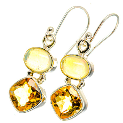 Citrine Earrings handcrafted by Ana Silver Co - EARR421391