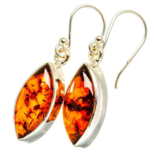 Baltic Amber Earrings handcrafted by Ana Silver Co - EARR421393