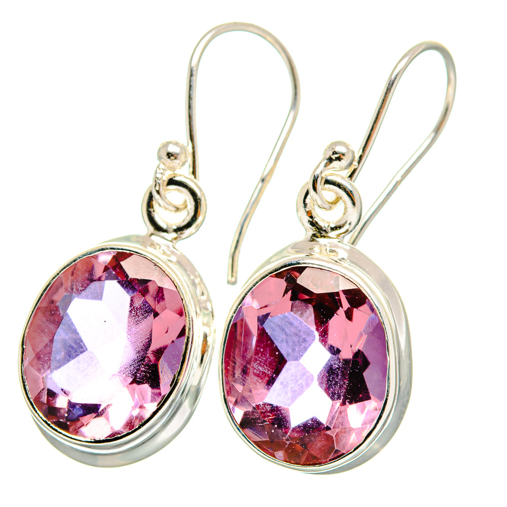 Color Change Alexandrite (Lab.) Earrings handcrafted by Ana Silver Co - EARR421397