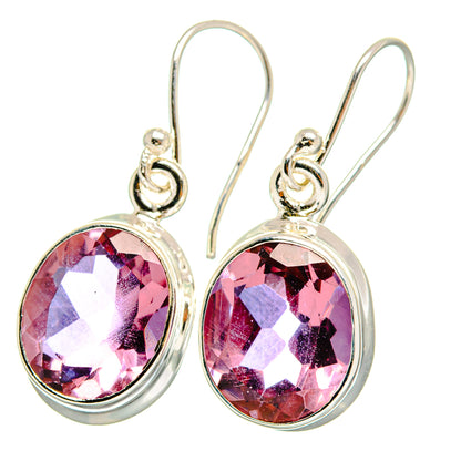 Color Change Alexandrite (Lab.) Earrings handcrafted by Ana Silver Co - EARR421397