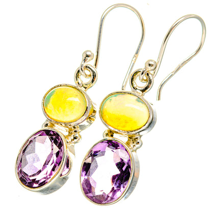 Amethyst Earrings handcrafted by Ana Silver Co - EARR421399