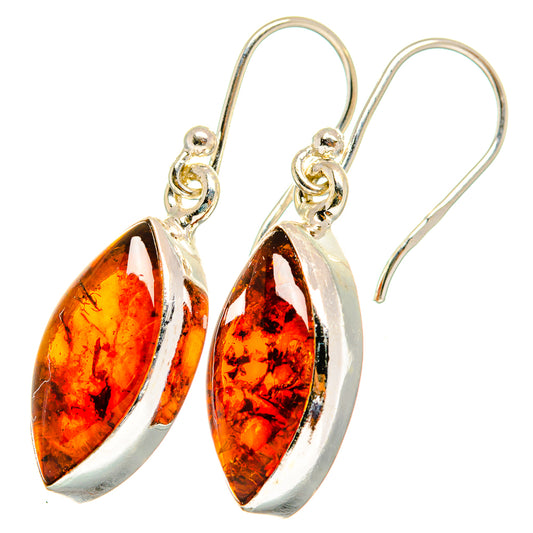 Baltic Amber Earrings handcrafted by Ana Silver Co - EARR421410
