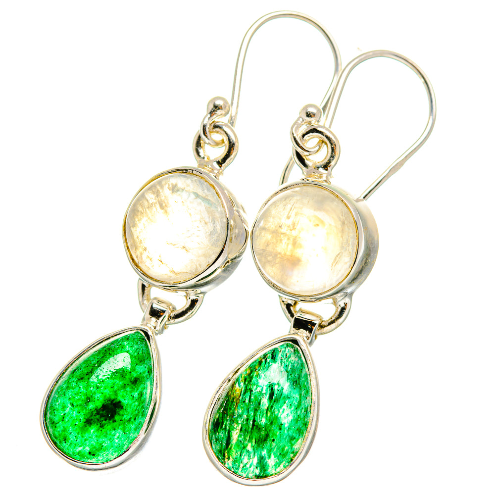 Green Aventurine Earrings handcrafted by Ana Silver Co - EARR421412