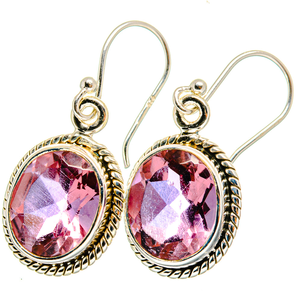 Color Change Alexandrite (Lab.) Earrings handcrafted by Ana Silver Co - EARR421413