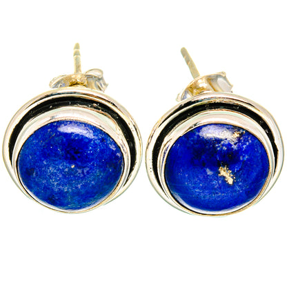 Lapis Lazuli Earrings handcrafted by Ana Silver Co - EARR421414