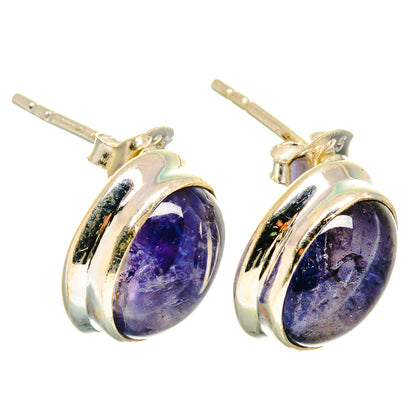 Tanzanite Earrings handcrafted by Ana Silver Co - EARR421418