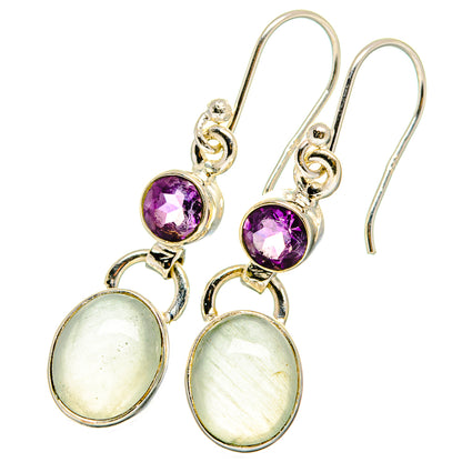 Prehnite Earrings handcrafted by Ana Silver Co - EARR421421