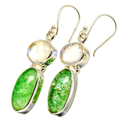 Green Aventurine Earrings handcrafted by Ana Silver Co - EARR421432