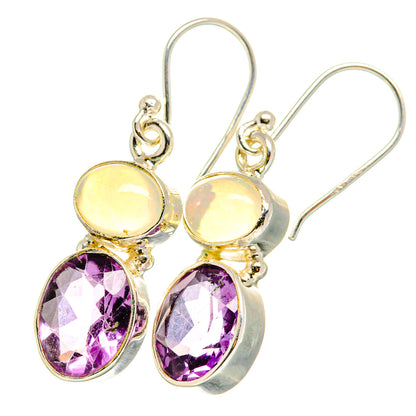 Amethyst Earrings handcrafted by Ana Silver Co - EARR421447