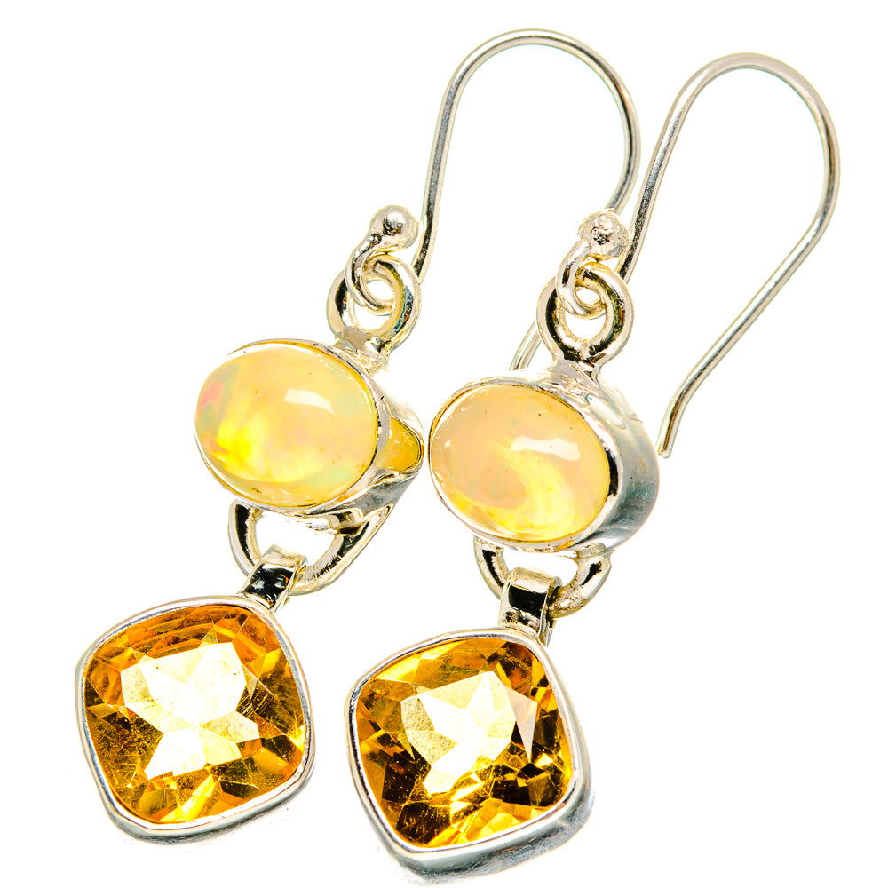 Citrine Earrings handcrafted by Ana Silver Co - EARR421451