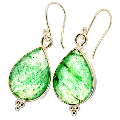 Green Aventurine Earrings handcrafted by Ana Silver Co - EARR421455