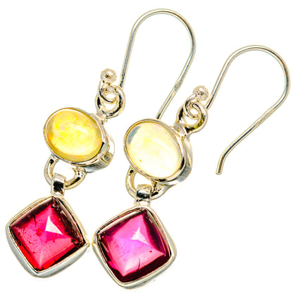 Garnet Earrings handcrafted by Ana Silver Co - EARR421456