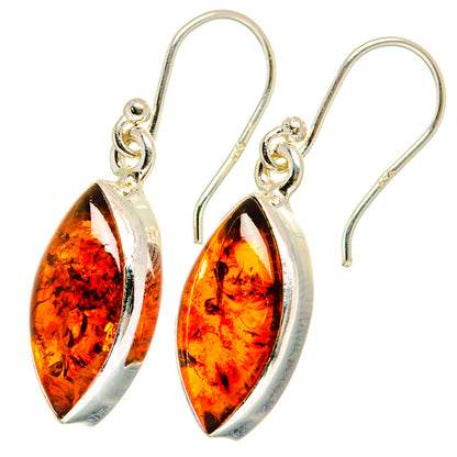 Baltic Amber Earrings handcrafted by Ana Silver Co - EARR421460