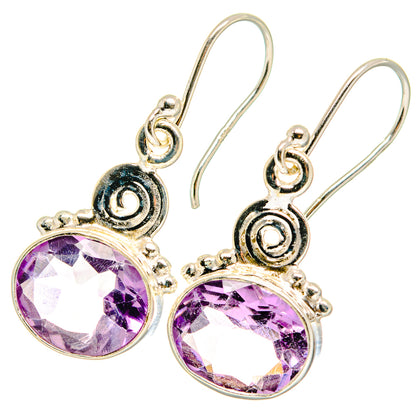 Amethyst Earrings handcrafted by Ana Silver Co - EARR421467