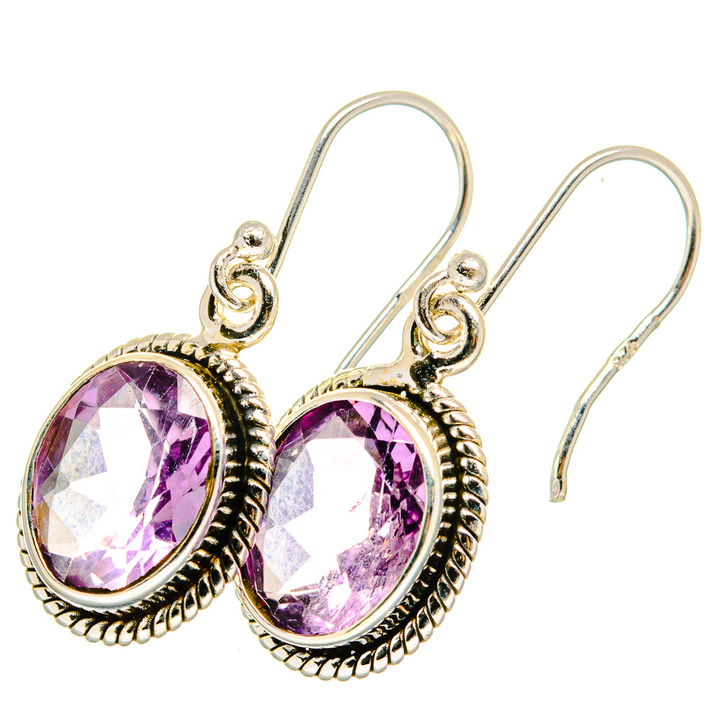 Amethyst Earrings handcrafted by Ana Silver Co - EARR421471