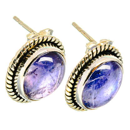 Tanzanite Earrings handcrafted by Ana Silver Co - EARR421475