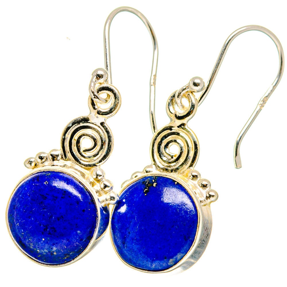 Lapis Lazuli Earrings handcrafted by Ana Silver Co - EARR421486
