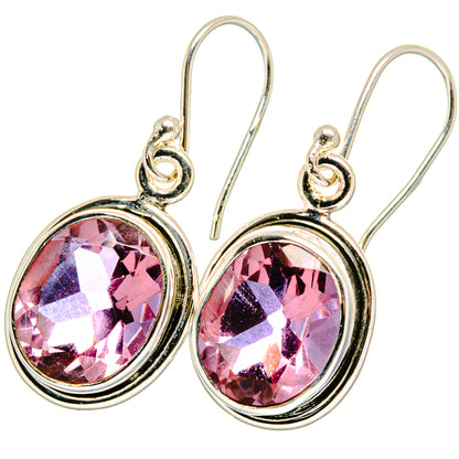 Color Change Alexandrite (Lab.) Earrings handcrafted by Ana Silver Co - EARR421487