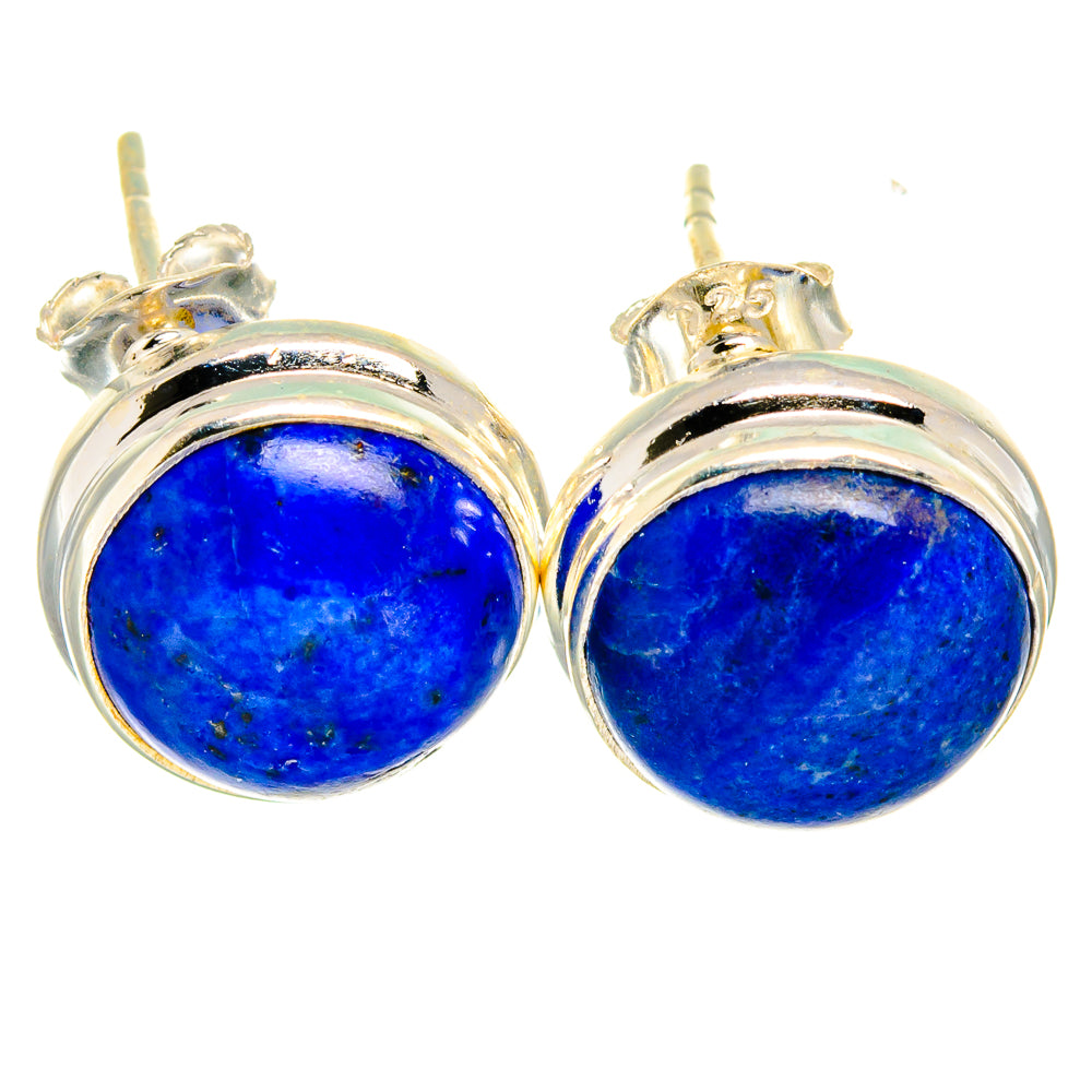 Lapis Lazuli Earrings handcrafted by Ana Silver Co - EARR421488