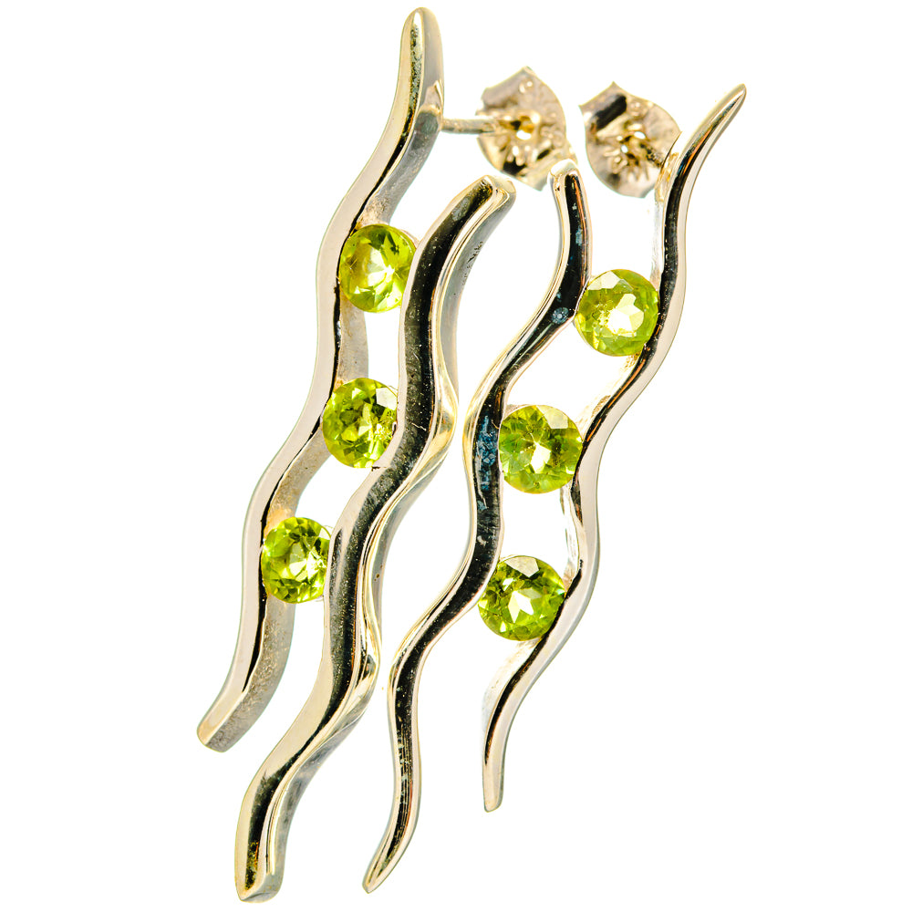Peridot Earrings handcrafted by Ana Silver Co - EARR421493