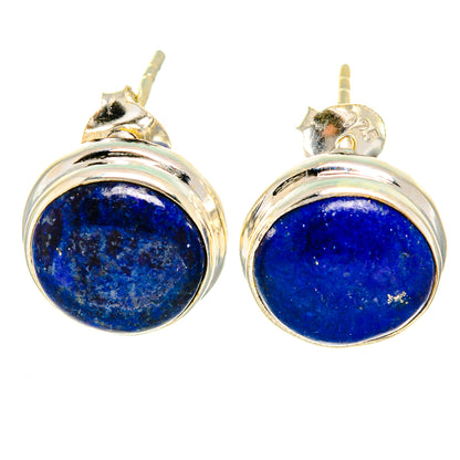 Lapis Lazuli Earrings handcrafted by Ana Silver Co - EARR421495