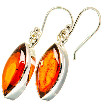 Baltic Amber Earrings handcrafted by Ana Silver Co - EARR421498