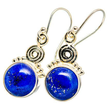 Lapis Lazuli Earrings handcrafted by Ana Silver Co - EARR421500