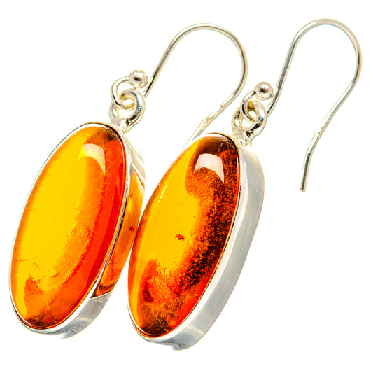 Baltic Amber Earrings handcrafted by Ana Silver Co - EARR421503