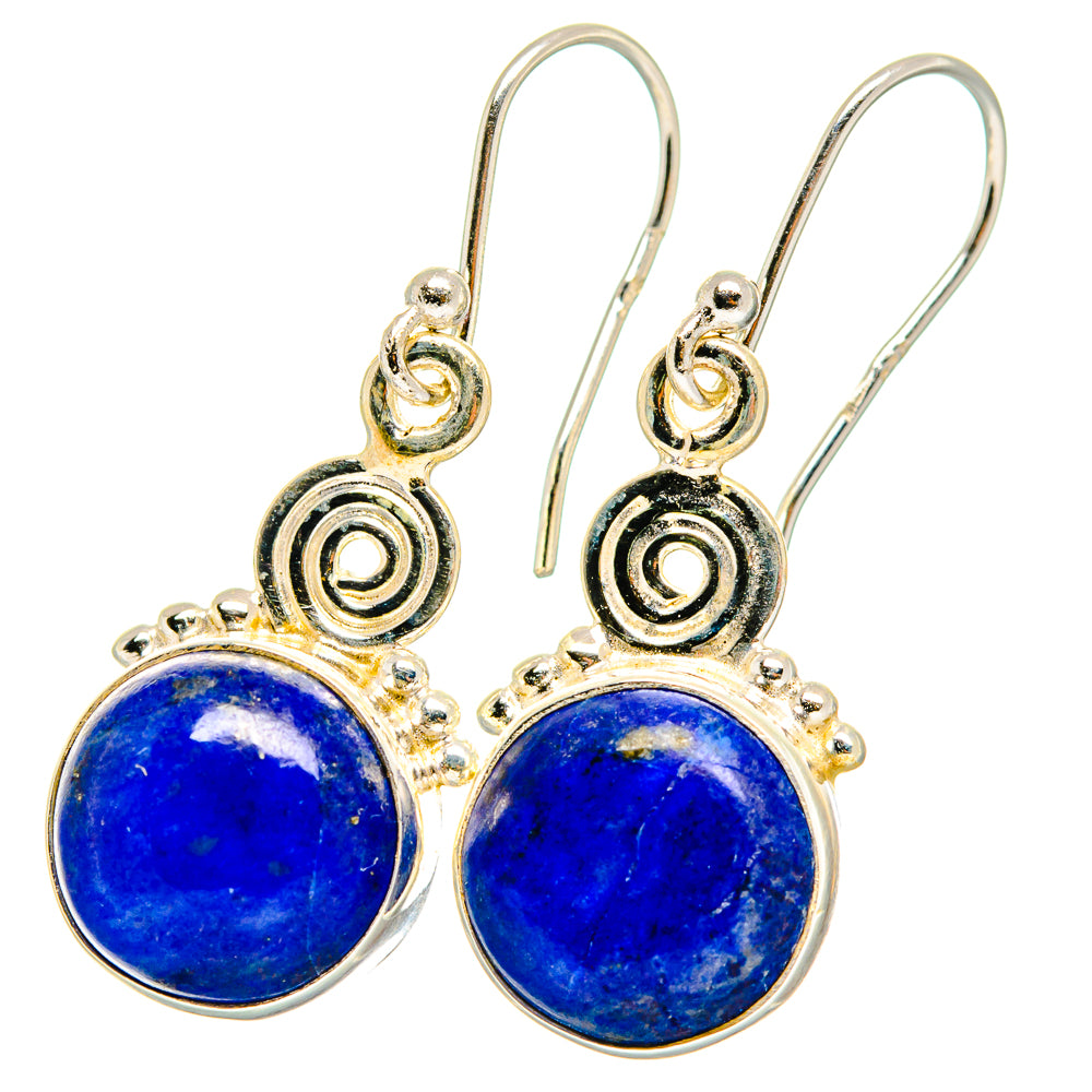Lapis Lazuli Earrings handcrafted by Ana Silver Co - EARR421510