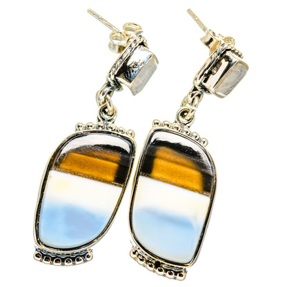 Owyhee Opal Earrings handcrafted by Ana Silver Co - EARR421521