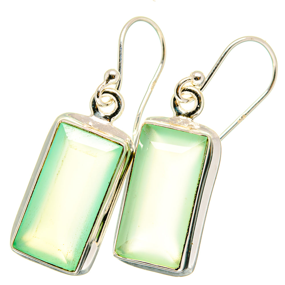Prehnite Earrings handcrafted by Ana Silver Co - EARR421525