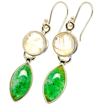 Green Aventurine Earrings handcrafted by Ana Silver Co - EARR421537