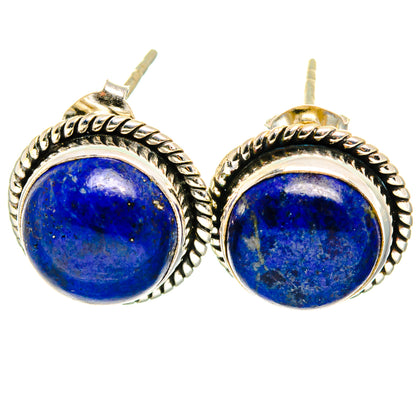 Lapis Lazuli Earrings handcrafted by Ana Silver Co - EARR421552