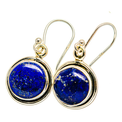 Lapis Lazuli Earrings handcrafted by Ana Silver Co - EARR421556
