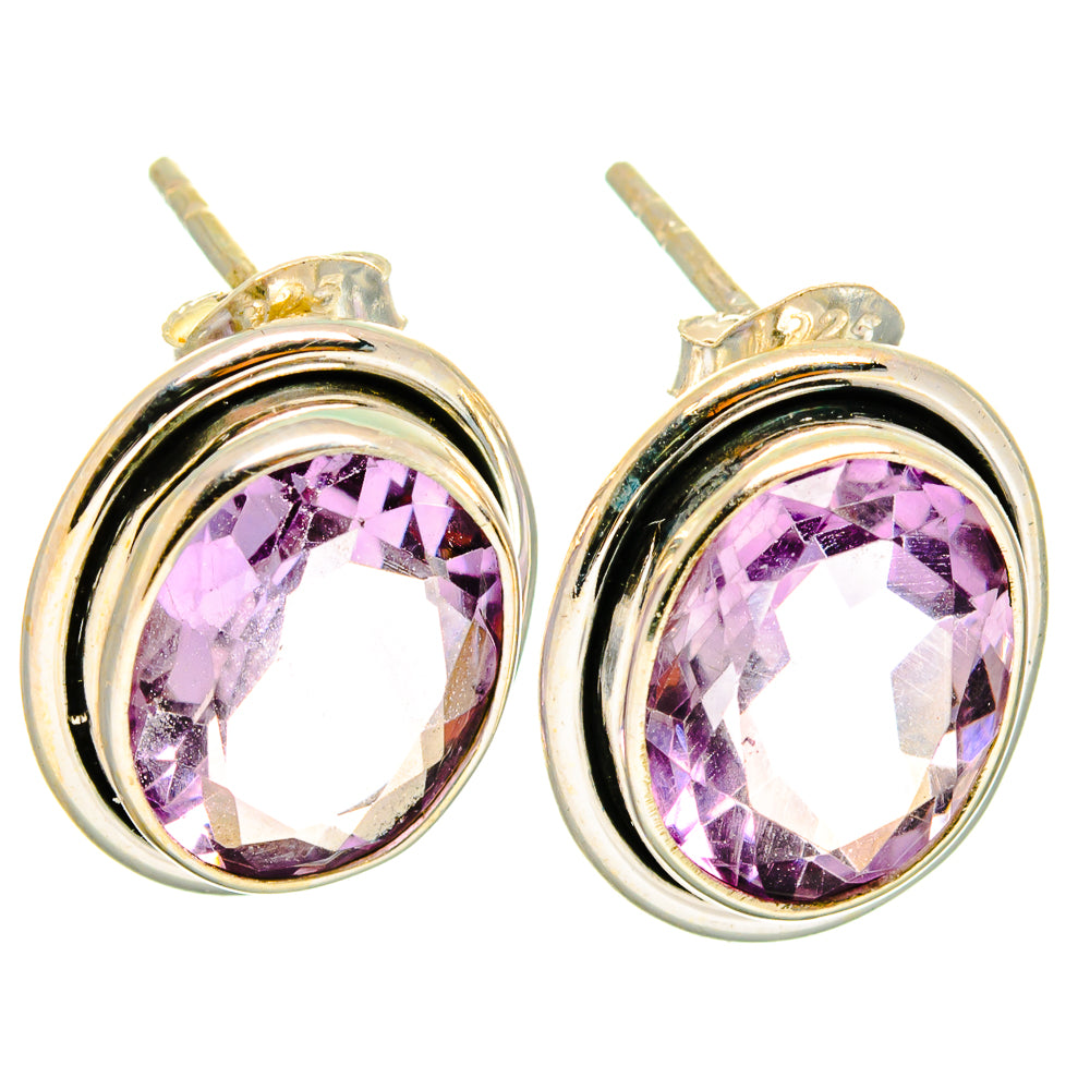 Amethyst Earrings handcrafted by Ana Silver Co - EARR421568
