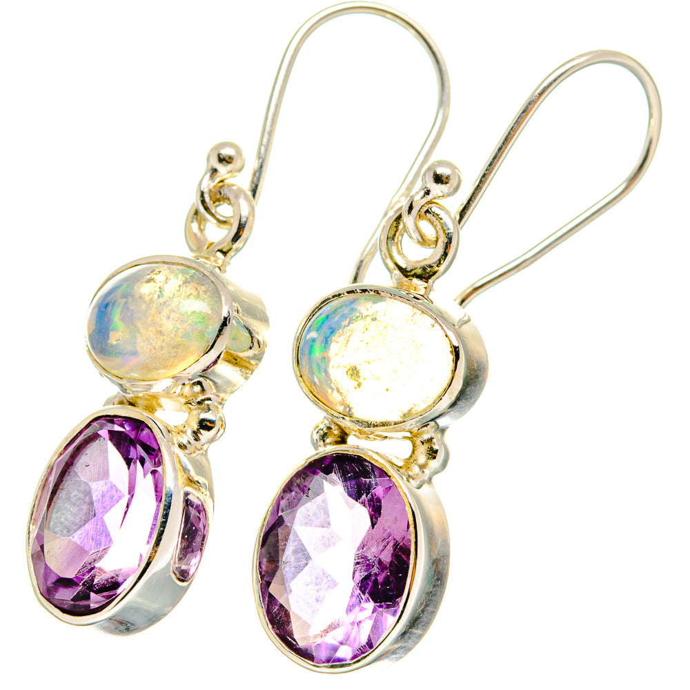 Amethyst Earrings handcrafted by Ana Silver Co - EARR421569