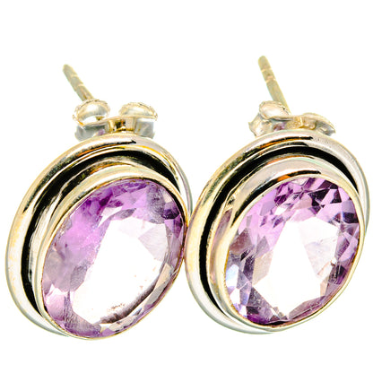 Amethyst Earrings handcrafted by Ana Silver Co - EARR421571
