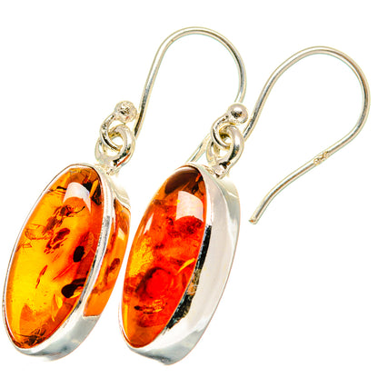 Baltic Amber Earrings handcrafted by Ana Silver Co - EARR421574