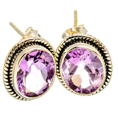 Amethyst Earrings handcrafted by Ana Silver Co - EARR421587
