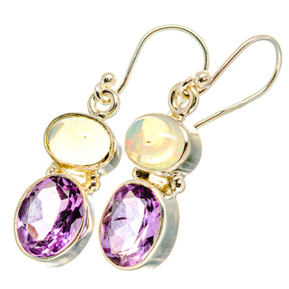 Amethyst Earrings handcrafted by Ana Silver Co - EARR421588