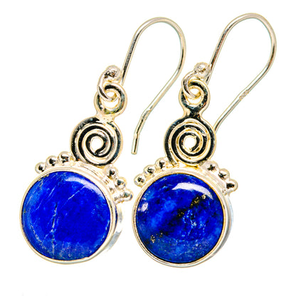 Lapis Lazuli Earrings handcrafted by Ana Silver Co - EARR421597