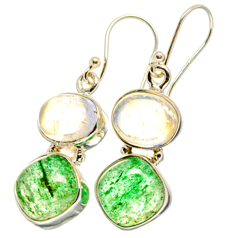 Green Aventurine Earrings handcrafted by Ana Silver Co - EARR421600